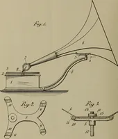 An illustration from [Graphophone patents] (1878)
