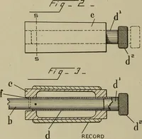 An illustration from [Graphophone patents] (1878)