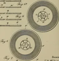 An illustration from [Graphophone patents] (1878)