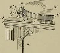 An illustration from [Graphophone patents] (1878)