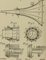 An illustration from [Graphophone patents] (1878)