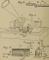 An illustration from [Graphophone patents] (1878)