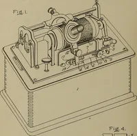 An illustration from [Graphophone patents] (1878)