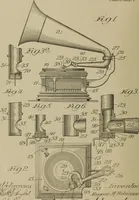 An illustration from [Graphophone patents] (1878)