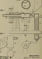 An illustration from [Graphophone patents] (1878)