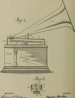 An illustration from [Graphophone patents] (1878)