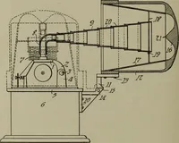 An illustration from [Graphophone patents] (1878)