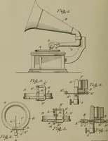 An illustration from [Graphophone patents] (1878)