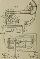 An illustration from [Graphophone patents] (1878)