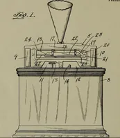 An illustration from [Graphophone patents] (1878)