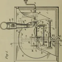 An illustration from [Graphophone patents] (1878)