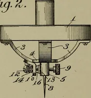 An illustration from [Graphophone patents] (1878)