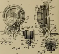 An illustration from [Graphophone patents] (1878)