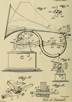 An illustration from [Graphophone patents] (1878)