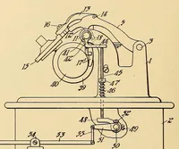 An illustration from [Graphophone patents] (1878)