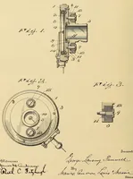 An illustration from [Graphophone patents] (1878)