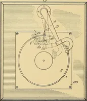 An illustration from [Graphophone patents] (1878)