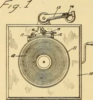 An illustration from [Graphophone patents] (1878)