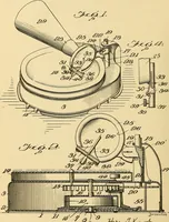 An illustration from [Graphophone patents] (1878)
