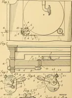 An illustration from [Graphophone patents] (1878)