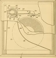 An illustration from [Graphophone patents] (1878)