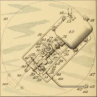 An illustration from [Graphophone patents] (1878)