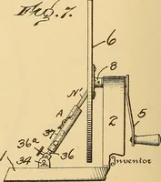 An illustration from [Graphophone patents] (1878)