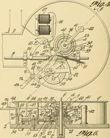 An illustration from [Graphophone patents] (1878)