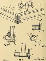 An illustration from [Graphophone patents] (1878)