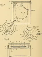 An illustration from [Graphophone patents] (1878)