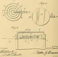 An illustration from [Graphophone patents] (1878)