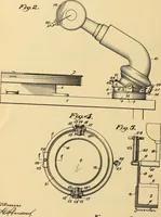 An illustration from [Graphophone patents] (1878)