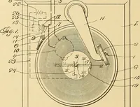 An illustration from [Graphophone patents] (1878)