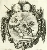 Picture 3 of 16 from Gratulatio panegyrica quam eminentissimo celsissimo ac reverendissimo domino, domino Guidobaldo ex comitatibus de Thun, S.R.E. cardinali, archiepiscopo Salisburgensi ... ad singulas dignitates meritissimo acceptas ex humillimo obsequio pro novis anni M.DC.LXVIII auspiciis, primis itidem calendis dixerunt musae Salisburgenses (1668), leaf 14