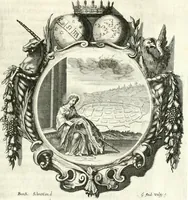 Picture 5 of 16 from Gratulatio panegyrica quam eminentissimo celsissimo ac reverendissimo domino, domino Guidobaldo ex comitatibus de Thun, S.R.E. cardinali, archiepiscopo Salisburgensi ... ad singulas dignitates meritissimo acceptas ex humillimo obsequio pro novis anni M.DC.LXVIII auspiciis, primis itidem calendis dixerunt musae Salisburgenses (1668), leaf 18