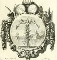Picture 12 of 16 from Gratulatio panegyrica quam eminentissimo celsissimo ac reverendissimo domino, domino Guidobaldo ex comitatibus de Thun, S.R.E. cardinali, archiepiscopo Salisburgensi ... ad singulas dignitates meritissimo acceptas ex humillimo obsequio pro novis anni M.DC.LXVIII auspiciis, primis itidem calendis dixerunt musae Salisburgenses (1668), leaf 50