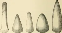 An illustration from Grave-mounds and their contents; a manual of archaeology, as exemplified in the burials of the Celtic, the Romano-British, and the Anglo-Saxon periods (1870)