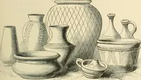 An illustration from Grave-mounds and their contents; a manual of archaeology, as exemplified in the burials of the Celtic, the Romano-British, and the Anglo-Saxon periods (1870)