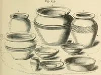 An illustration from Grave-mounds and their contents; a manual of archaeology, as exemplified in the burials of the Celtic, the Romano-British, and the Anglo-Saxon periods (1870)