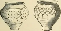 An illustration from Grave-mounds and their contents; a manual of archaeology, as exemplified in the burials of the Celtic, the Romano-British, and the Anglo-Saxon periods (1870)