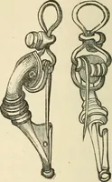 An illustration from Grave-mounds and their contents; a manual of archaeology, as exemplified in the burials of the Celtic, the Romano-British, and the Anglo-Saxon periods (1870)