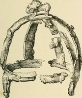 An illustration from Grave-mounds and their contents; a manual of archaeology, as exemplified in the burials of the Celtic, the Romano-British, and the Anglo-Saxon periods (1870)