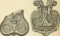 An illustration from Grave-mounds and their contents; a manual of archaeology, as exemplified in the burials of the Celtic, the Romano-British, and the Anglo-Saxon periods (1870)