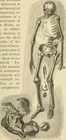 An illustration from Grave-mounds and their contents; a manual of archaeology, as exemplified in the burials of the Celtic, the Romano-British, and the Anglo-Saxon periods (1870)