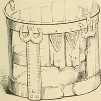 An illustration from Grave-mounds and their contents; a manual of archaeology, as exemplified in the burials of the Celtic, the Romano-British, and the Anglo-Saxon periods (1870)