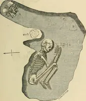 An illustration from Grave-mounds and their contents; a manual of archaeology, as exemplified in the burials of the Celtic, the Romano-British, and the Anglo-Saxon periods (1870)