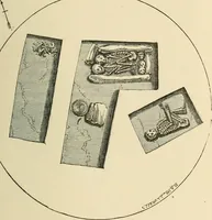 An illustration from Grave-mounds and their contents; a manual of archaeology, as exemplified in the burials of the Celtic, the Romano-British, and the Anglo-Saxon periods (1870)