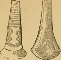 An illustration from Grave-mounds and their contents; a manual of archaeology, as exemplified in the burials of the Celtic, the Romano-British, and the Anglo-Saxon periods (1870)