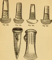 An illustration from Grave-mounds and their contents; a manual of archaeology, as exemplified in the burials of the Celtic, the Romano-British, and the Anglo-Saxon periods (1870)