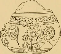 Picture 172 of 353 from Grave-mounds and their contents; a manual of archaeology, as exemplified in the burials of the Celtic, the Romano-British, and the Anglo-Saxon periods (1870), leaf 186